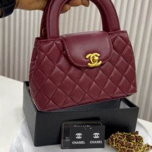 Sac Chanel matelassé bordeaux