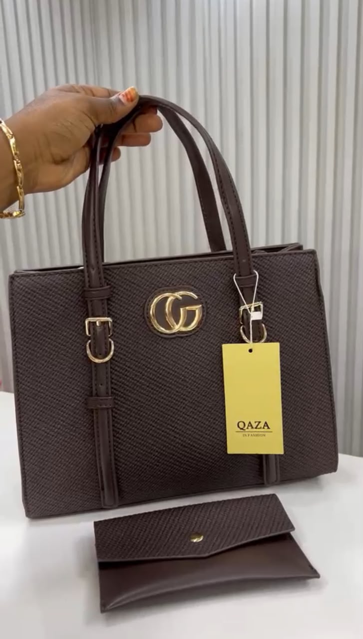 Sac Gucci marron avec pochette
